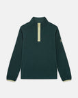 Half Zip Polar Fleece in Amazon Green