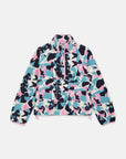 Snap Polar Fleece in Light Pop Print