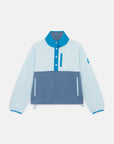 Snap Polar Fleece in Oasis Blue