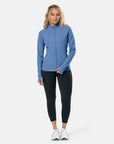 Relentless Full Zip in Oasis Blue