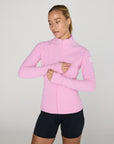 Relentless Full Zip in Pink Blossom