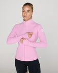 Relentless Full Zip in Pink Blossom