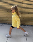 Kids Snap Collar Sierra Sweatshirt in Lemon Sorbet