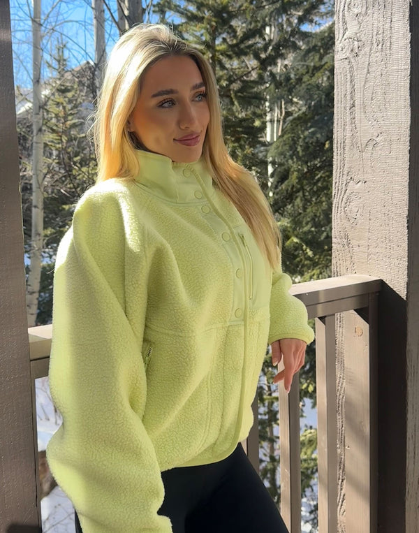 Horizon Layer Up Jacket in Lime Sorbet