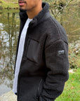 Industry Fleece Jacket in Black