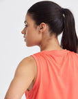 Boxy Crop Vest in Watermelon - Tanks - Gym+Coffee IE