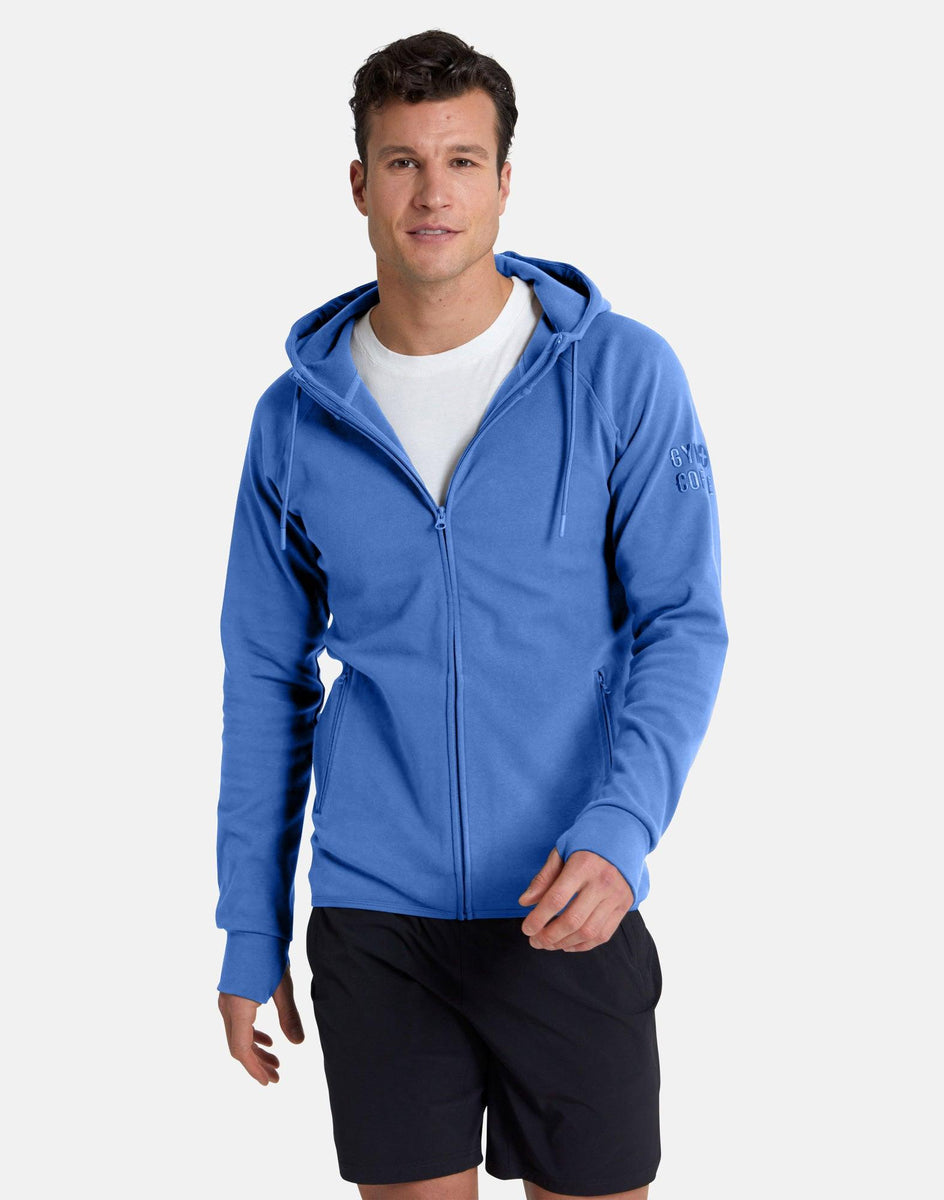 Chill Zip Hoodie in Sea Blue