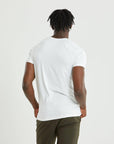Mens Sector Tee in White - T-Shirts - Gym+Coffee IE