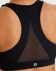Swift Mesh Racer Bra in Black - Bras - Gym+Coffee IE