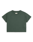 The Womens Crop Tee in Earth Green - T-Shirts - Gym+Coffee IE