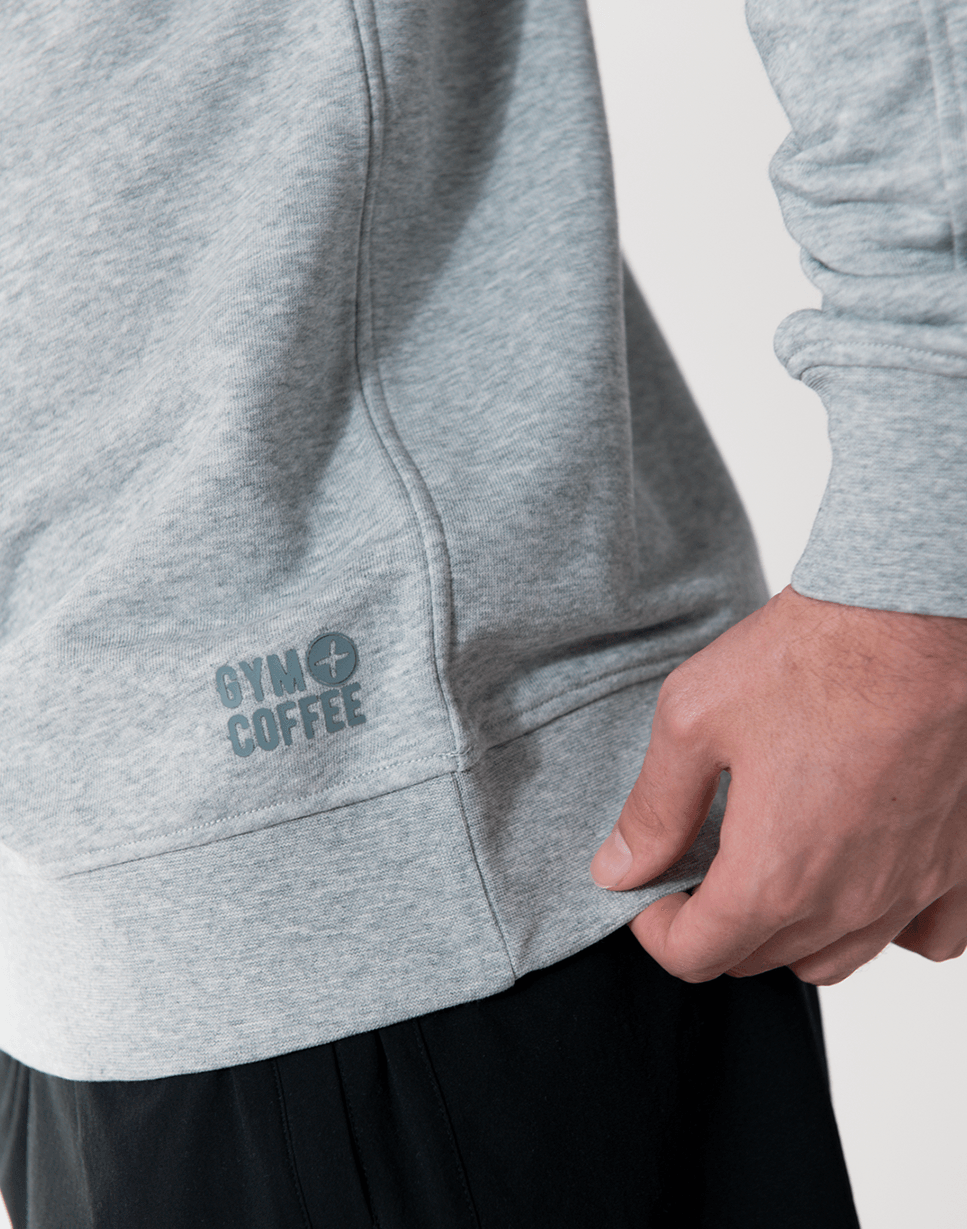 Venice Crew in Grey Marl Gym Coffee IE