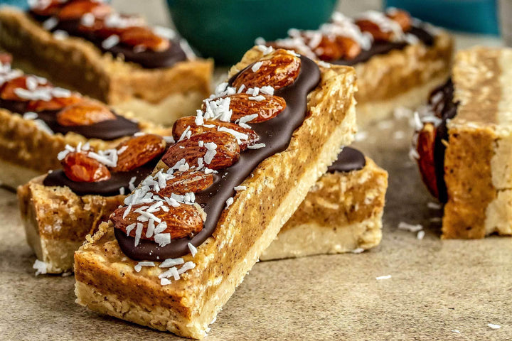 ADVENTURE SNACKS - Crispy Almond Butter Layer Bars - Gym+Coffee IE