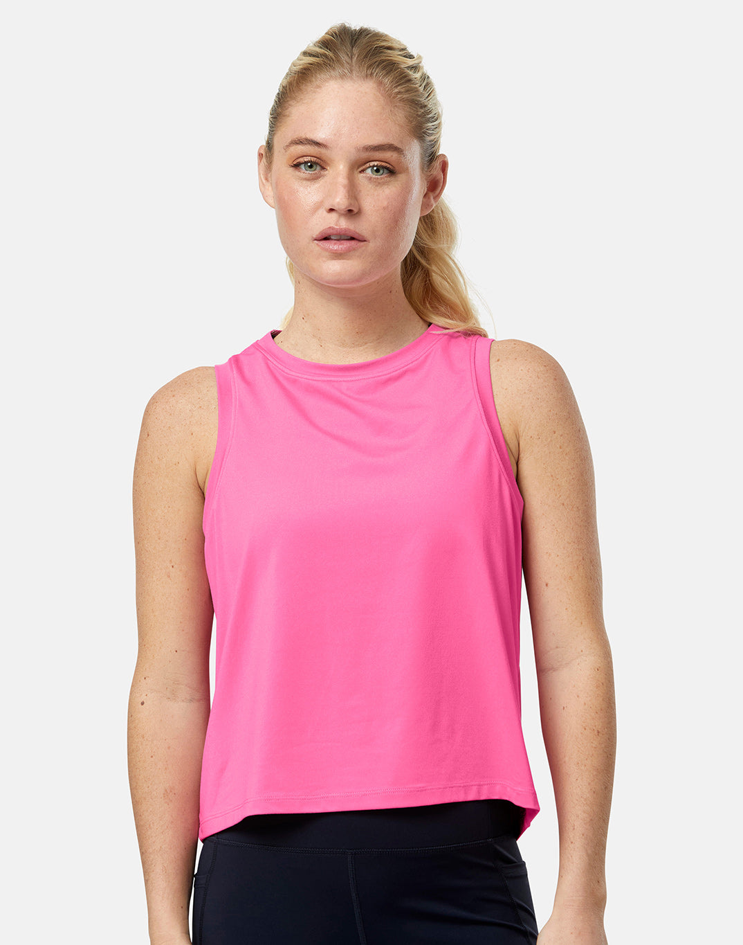 Boxy Crop Tank In Sangria Sunset Gym Coffee IE Boxy crop tank in sangria sunset gym coffee ie