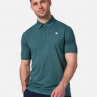 Coffee Polo Tee in Sage - T-Shirts - Gym+Coffee IE