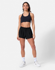 The Spud Contender Racer Short in Black