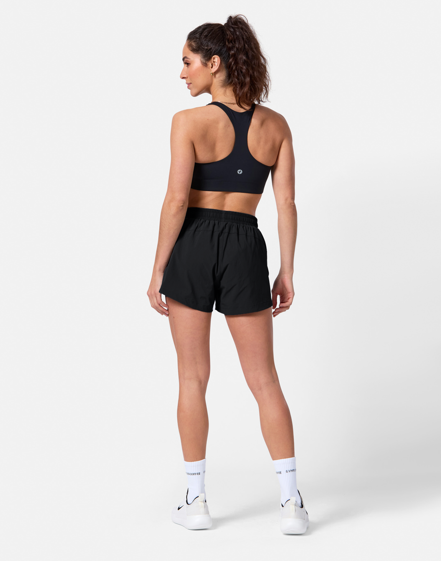 The Contender Racer Short in Black