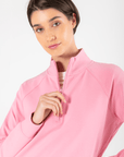 Essential Chill Half Zip in Pink Rose - Sweatshirts - Gym+Coffee IE