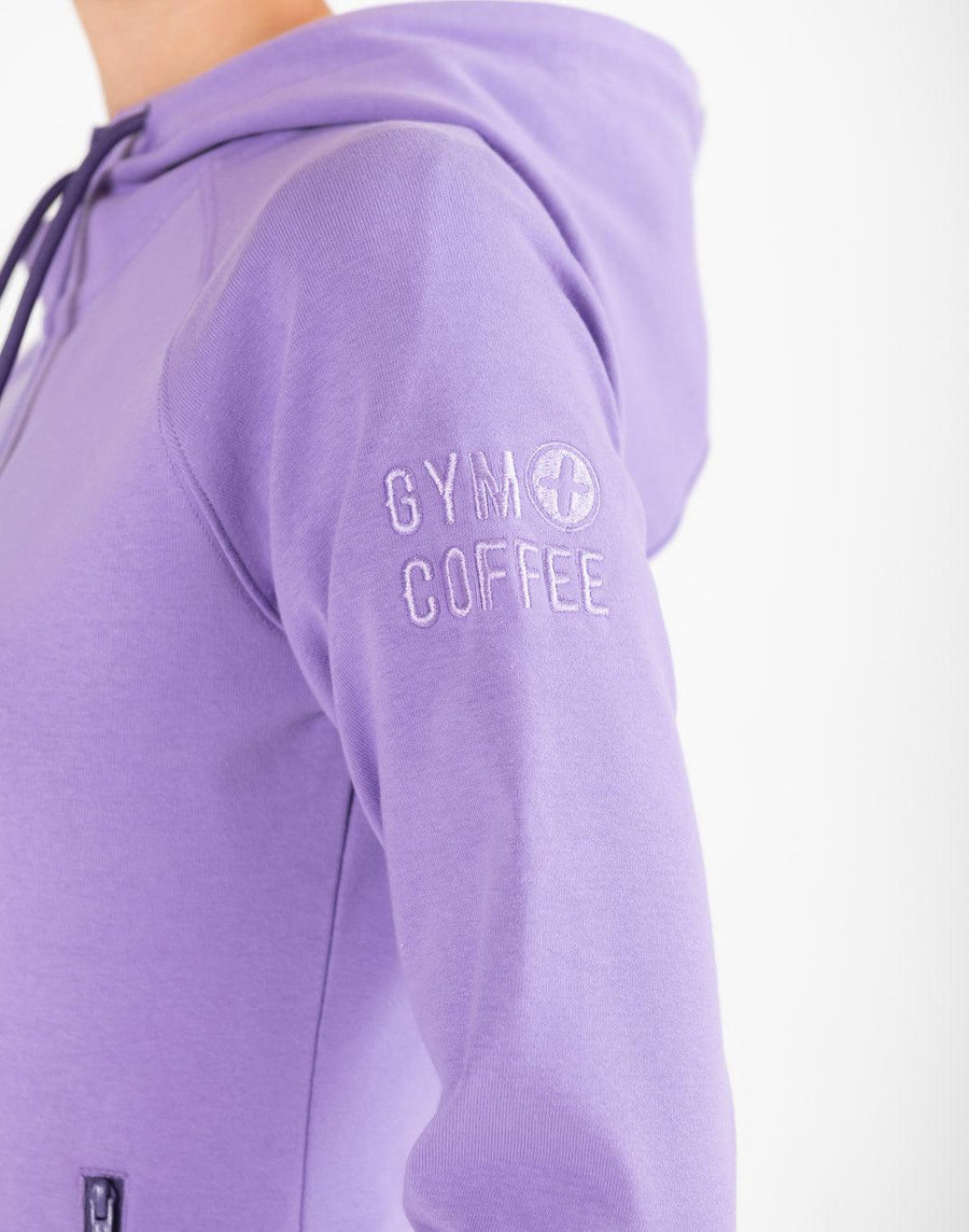 Chill Zip Hoodie in Lavender - Hoodies - Gym+Coffee IE