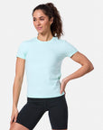 Coffee Slim Fit Tee in Mint - T-Shirts - Gym+Coffee IE