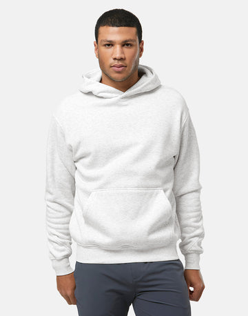 Sierra Drift Hoodie in White Marl