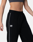 Snap Joggers in Black