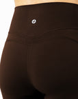 Soft-Motion Flare Legging in Mocha Bean