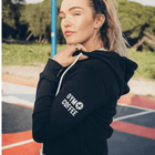 Chill Zip Crop Hoodie in Black - Hoodies - Gym+Coffee IE