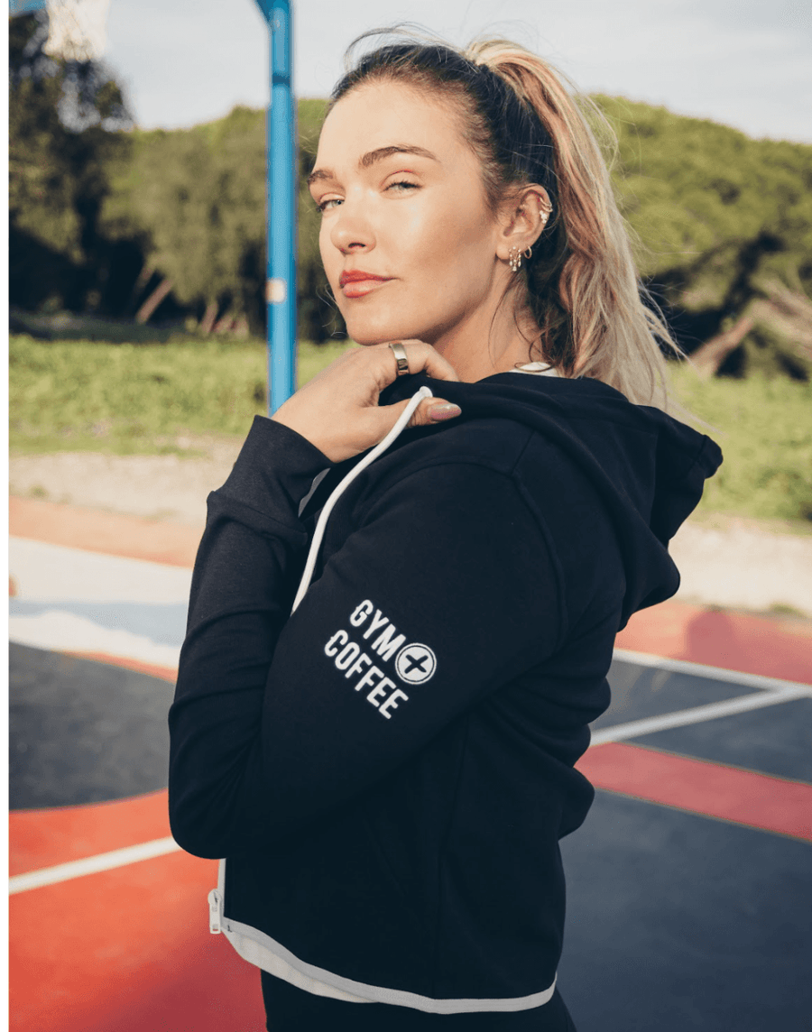 Crop hoodie gym online