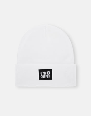 Knit Beanie in Could White