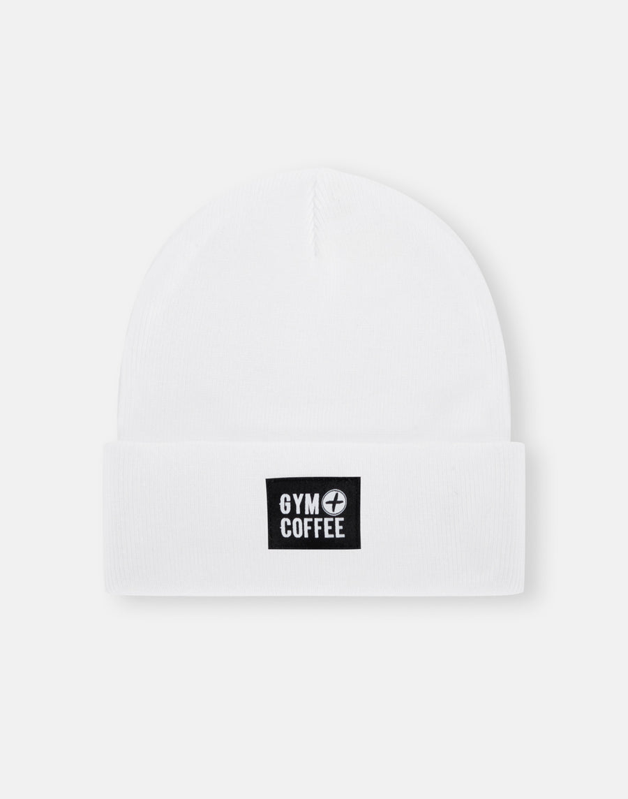 Knit Beanie in Could White