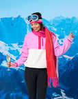 Snap Polar Fleece in Neon Pink