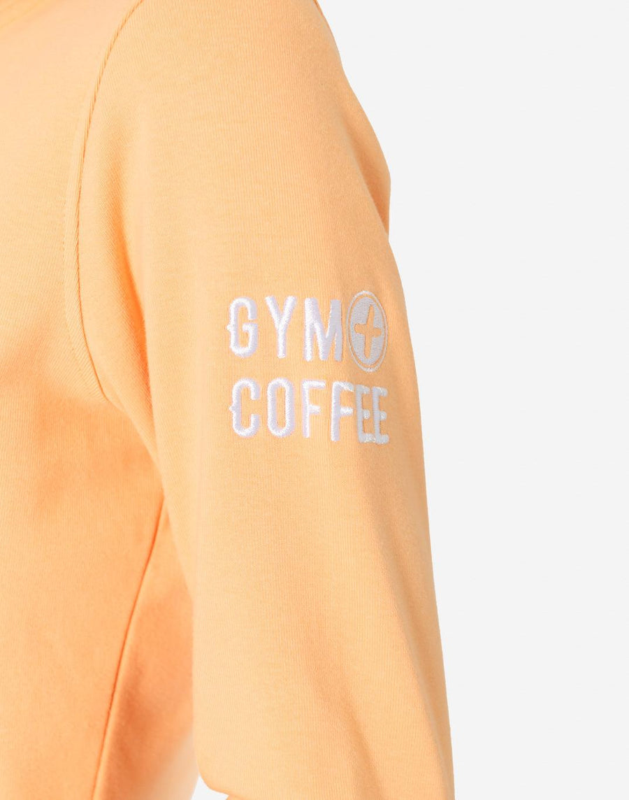Chill Zip Crop Hoodie in Soft Peach - Hoodies - Gym+Coffee IE