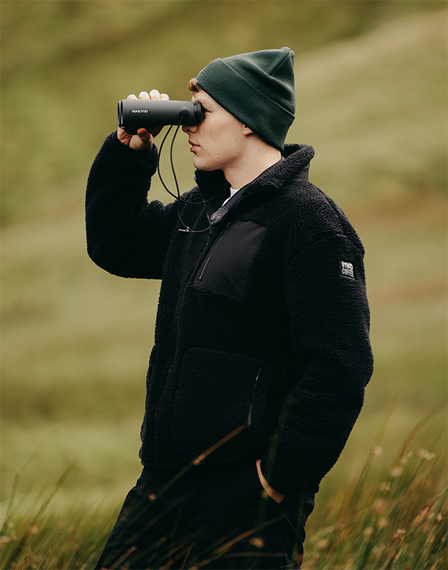 Industry Fleece Jacket in Black