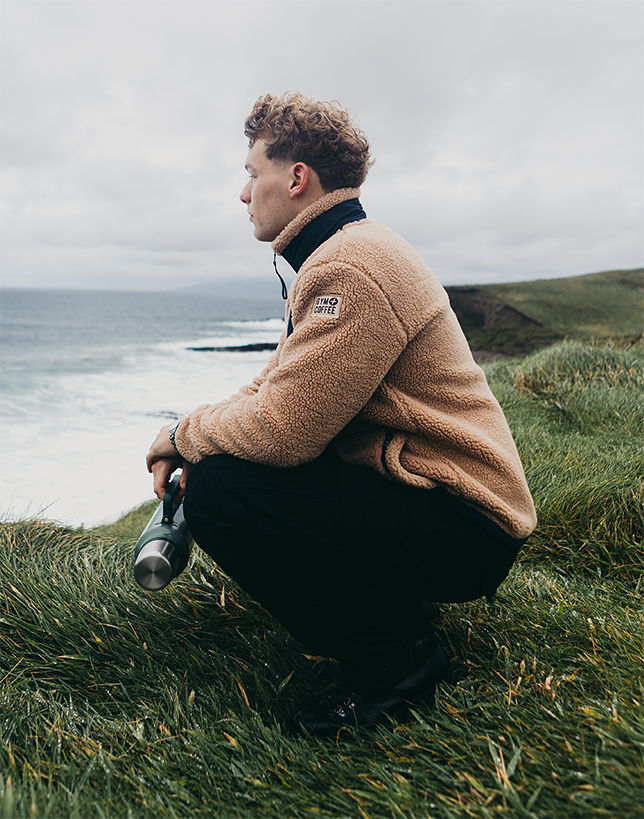 Industry Fleece Jacket in Sandstone