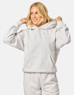 Cascade Hoodie in White Marl