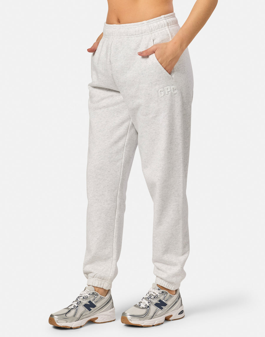 Cascade Joggers in White Marl