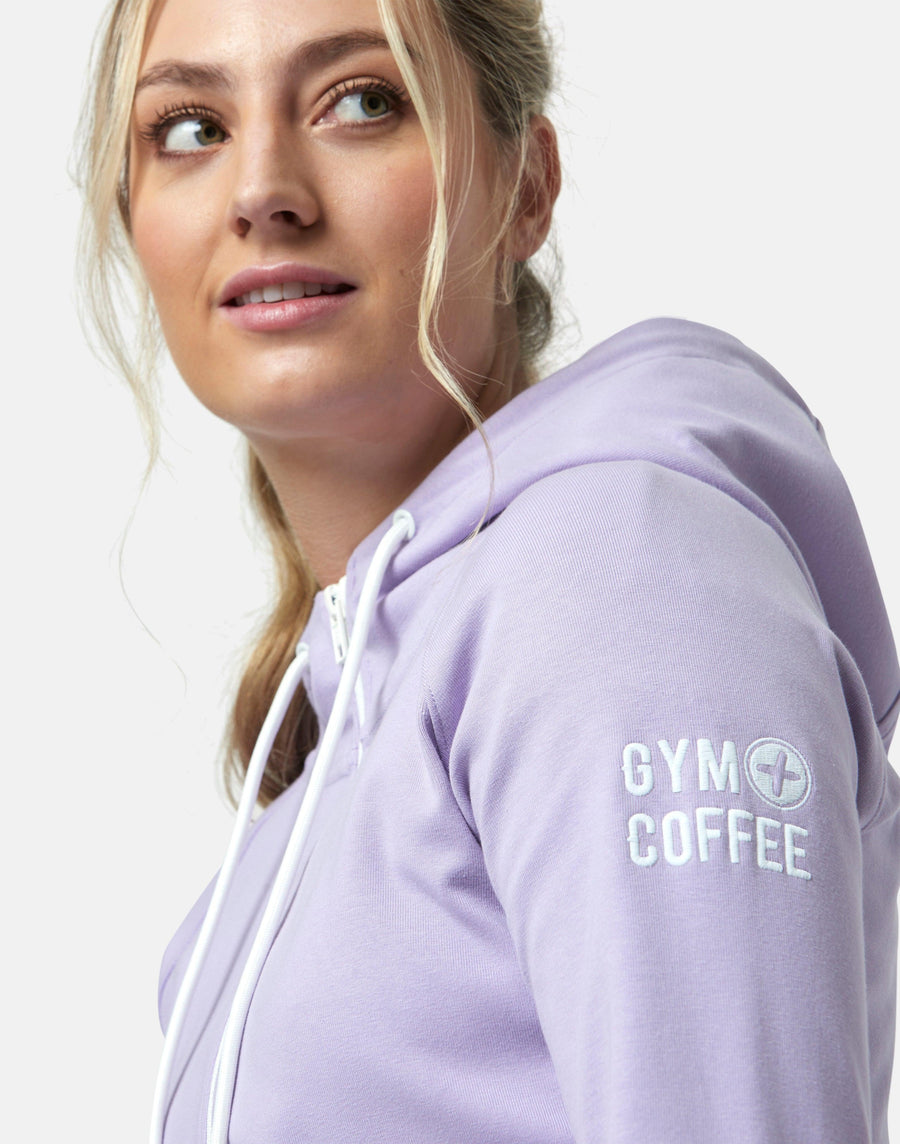 Chill Zip Hoodie in Lilac - Hoodies - Gym+Coffee IE