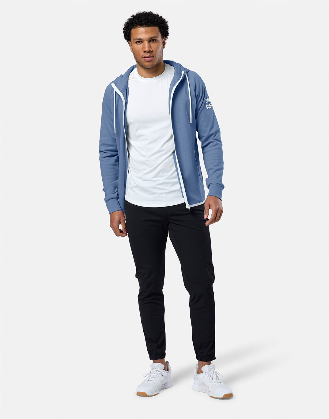 Chill Zip Hoodie in Oasis Blue