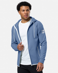 Chill Zip Hoodie in Oasis Blue