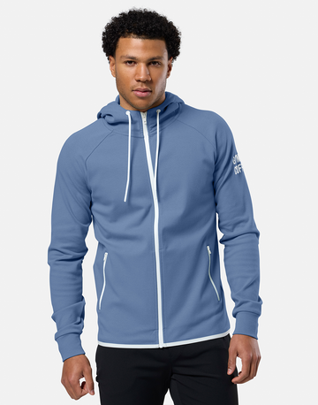 Chill Zip Hoodie in Oasis Blue