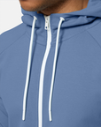 Chill Zip Hoodie in Oasis Blue
