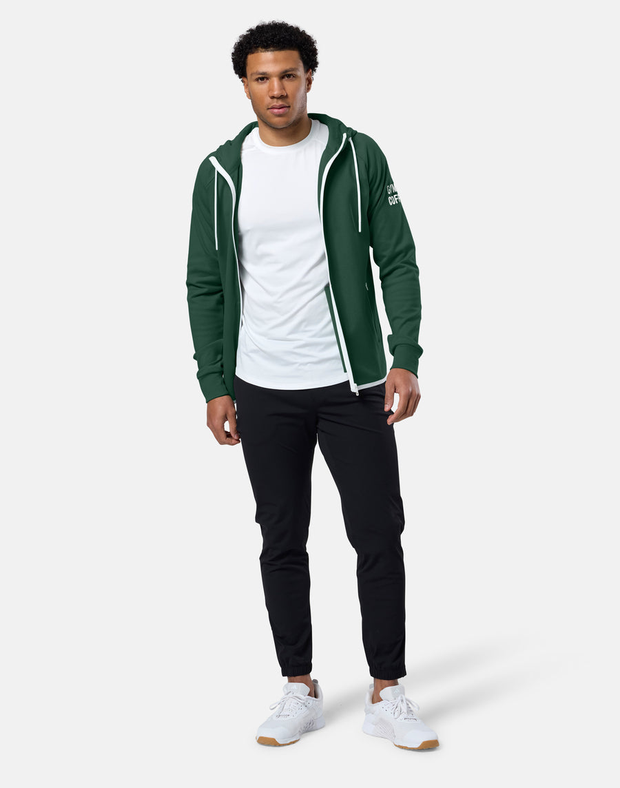 Chill Zip Hoodie in Amazon Green