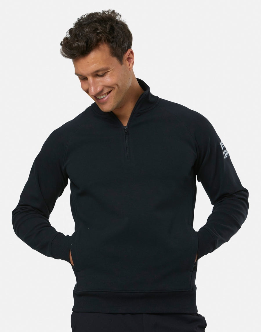 Chill Half Zip in Black