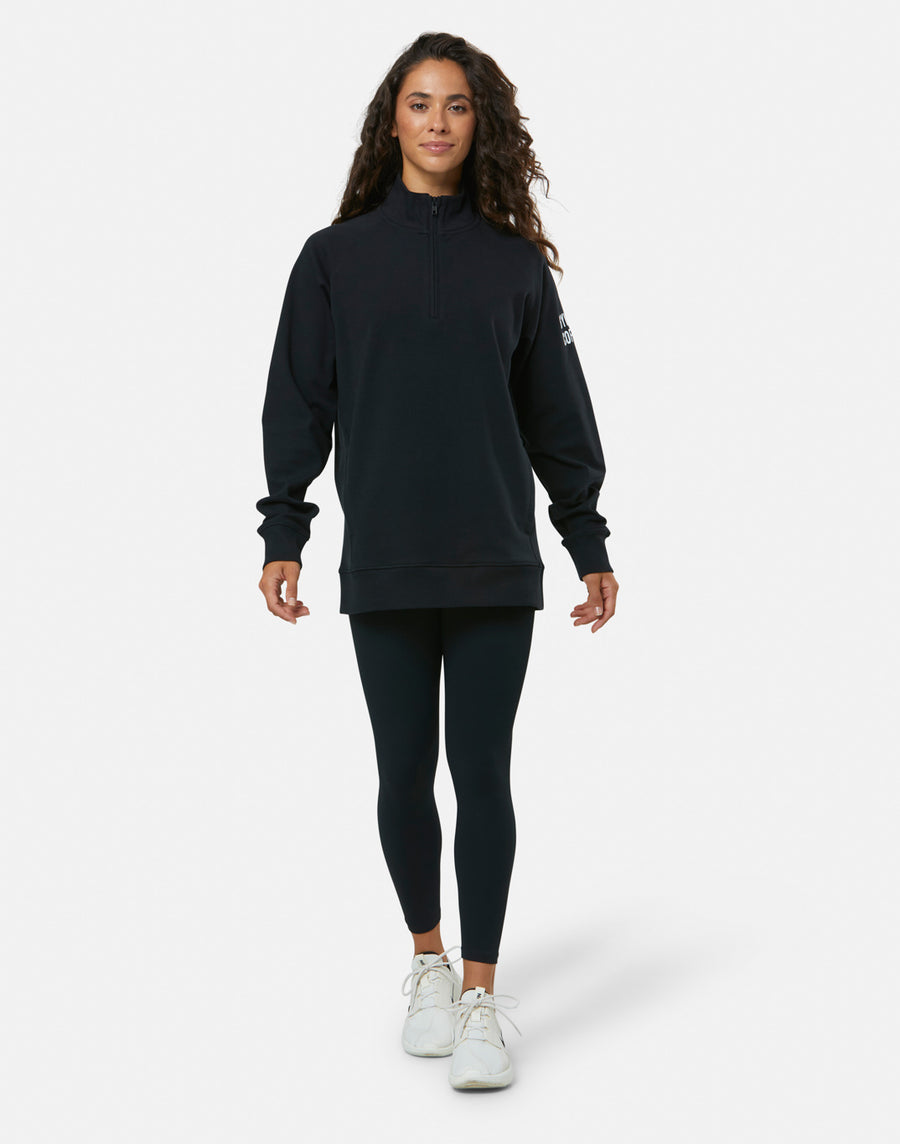 Chill Half Zip in Black