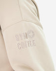 Unisex Snap Collar Sweatshirt in Rich Taupe - Sweatshirts - Gym+Coffee IE