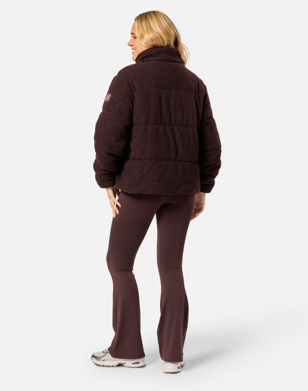 Cloud Puffer Jacket in Mocha Bean