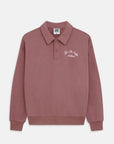 Daily Collared Sweatshirt in Terra Rose