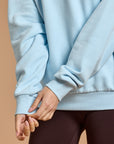 Daily Relaxed Fit Crew in Baby Blue