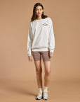 Daily Relaxed Fit Crew in Warm White