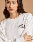 Daily Relaxed Fit Crew in Warm White